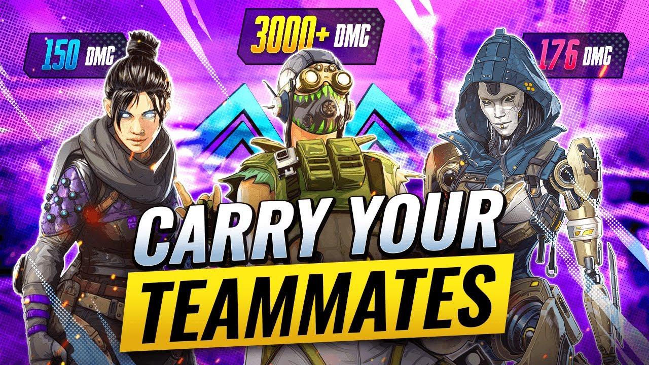 How YOU ALWAYS CARRY Your RANDOMS in Apex Legends thumbnail