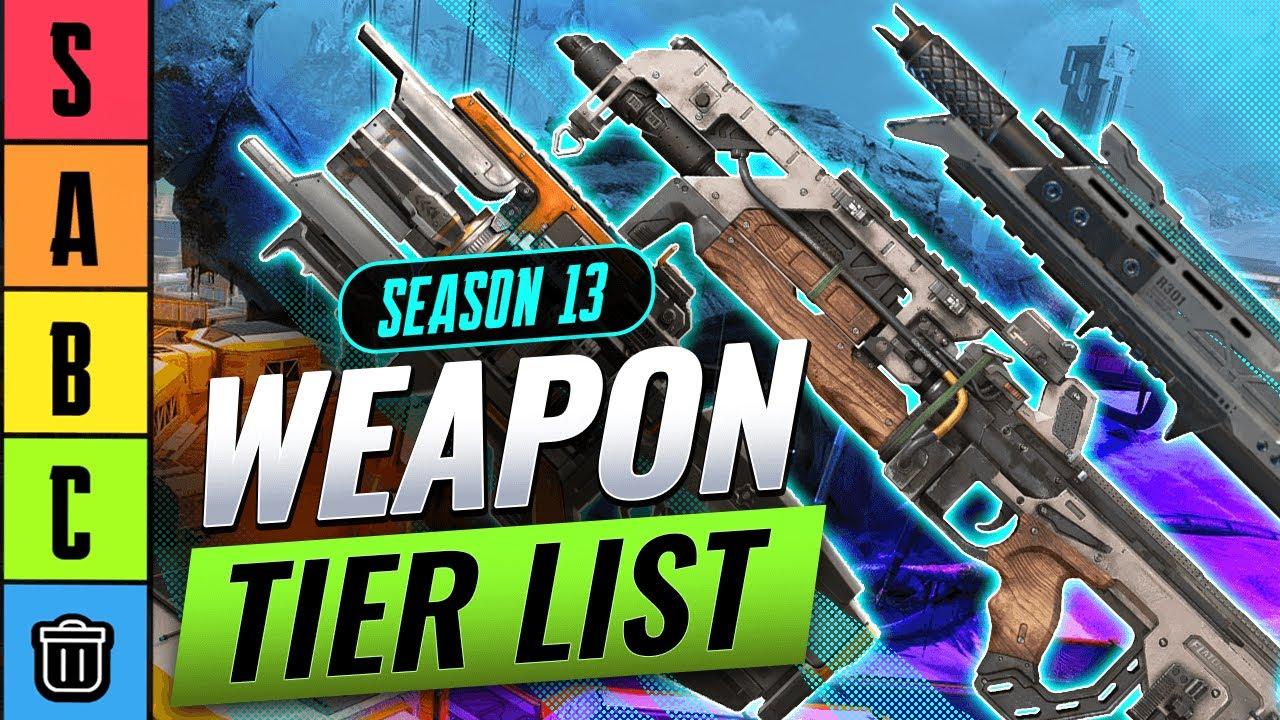 The ULTIMATE S13 WEAPONS TIER LIST (Apex Legends) thumbnail