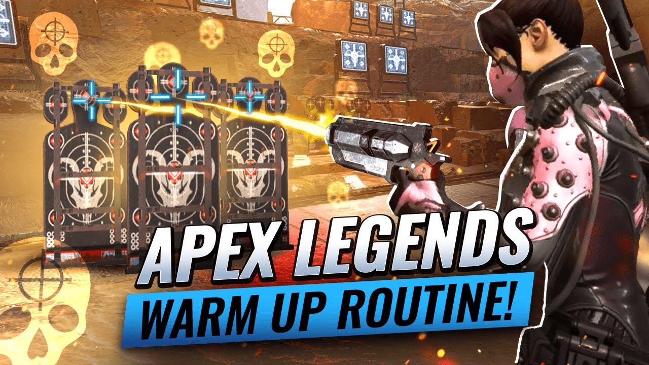 THE ULTIMATE WARM UP ROUTINE! (Apex Legends Aim Training Tips & Tricks) [How to Aim Train] thumbnail