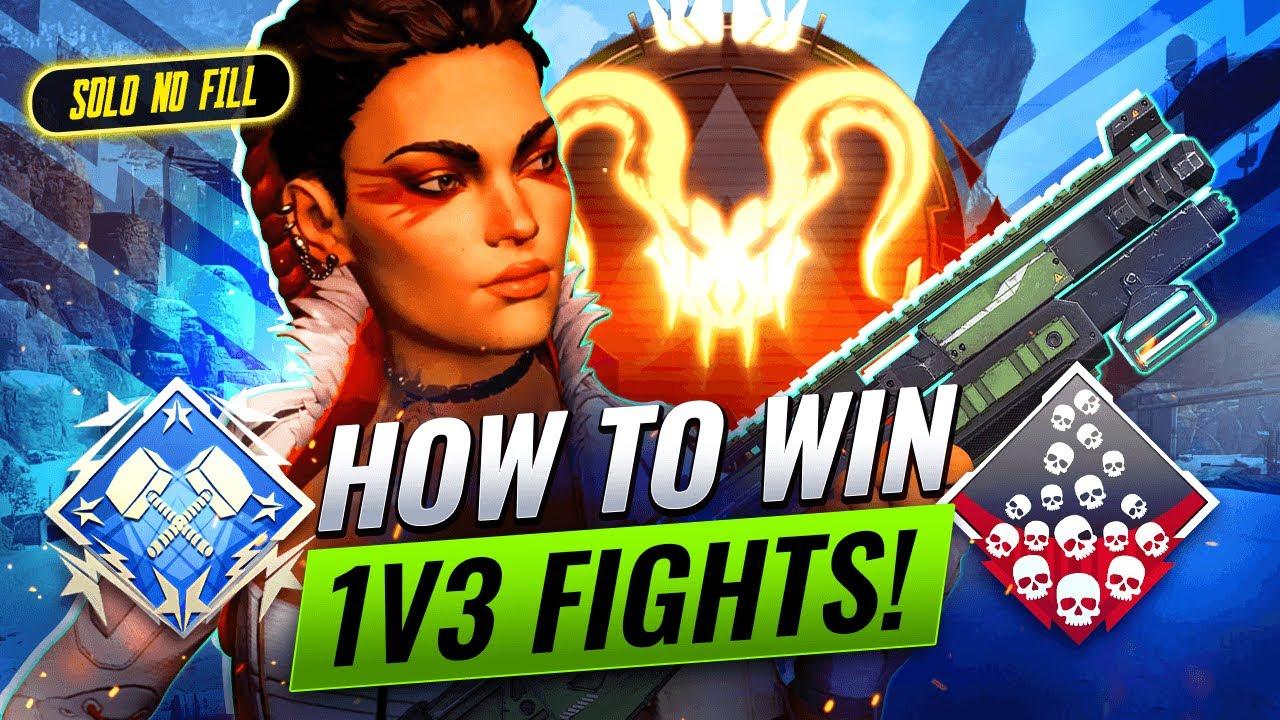 HOW TO WIN 1V3 FIGHTS CONSISTENTLY! (Apex Legends Tips and Tricks Pros Use to Win Outnumbered) thumbnail