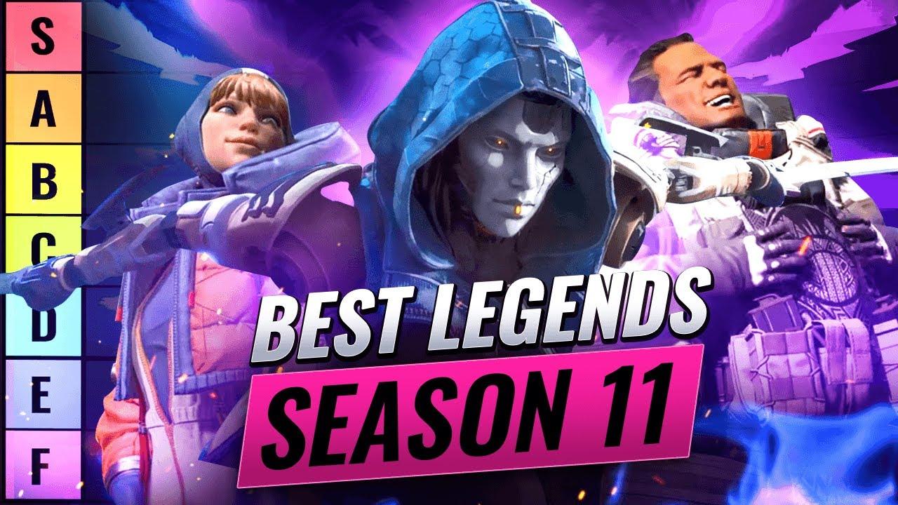 ULTIMATE SEASON 11 LEGEND TIER LIST! (Apex Legends) [Season 11 Which Legends to Play] (Storm Point) thumbnail