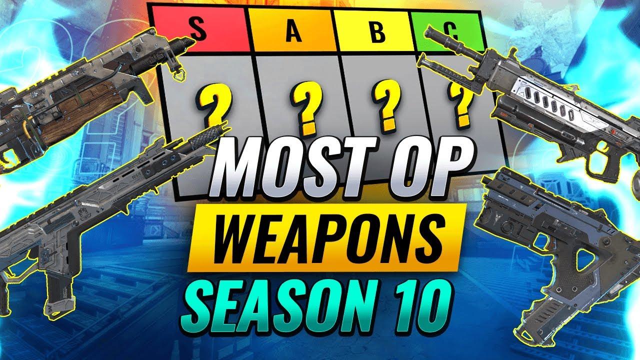 ULTIMATE SEASON 10 WEAPON TIER LIST! (Apex Legends) [Season 10 Which Guns to Use!] (World's Edge) thumbnail