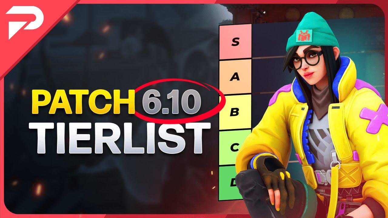 BEST Agents Tier List For VALORANT Patch 6.10! (2023) thumbnail