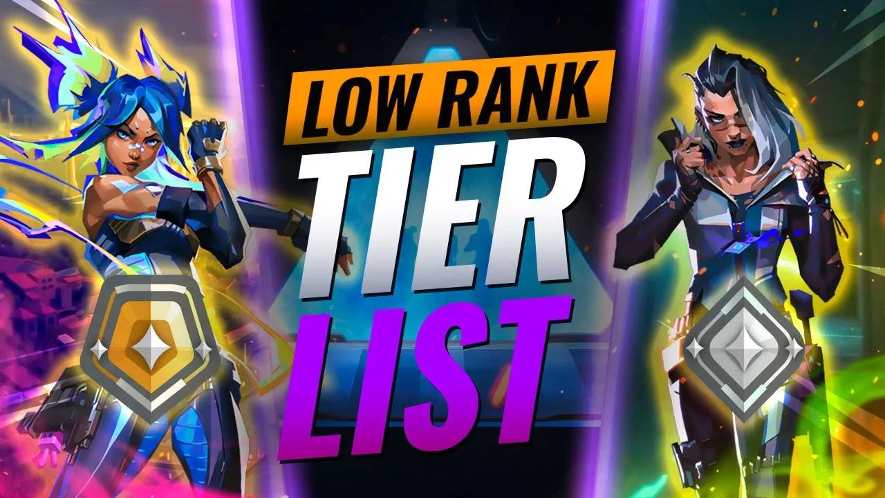 NEW UPDATE: BEST Agents Tier List For Low Ranks! - Valorant thumbnail