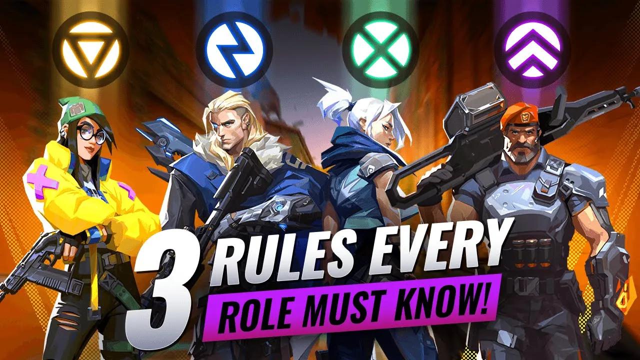 3 MUST-KNOW RULES For EVERY AGENT ROLE! - Valorant Guide thumbnail