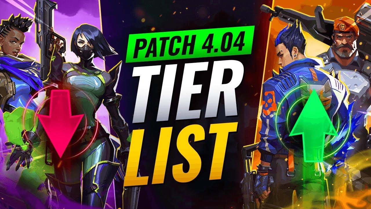 NEW UPDATE: BEST Agents Tier List! CRAZY NEW Meta - Valorant Patch 4.04 thumbnail