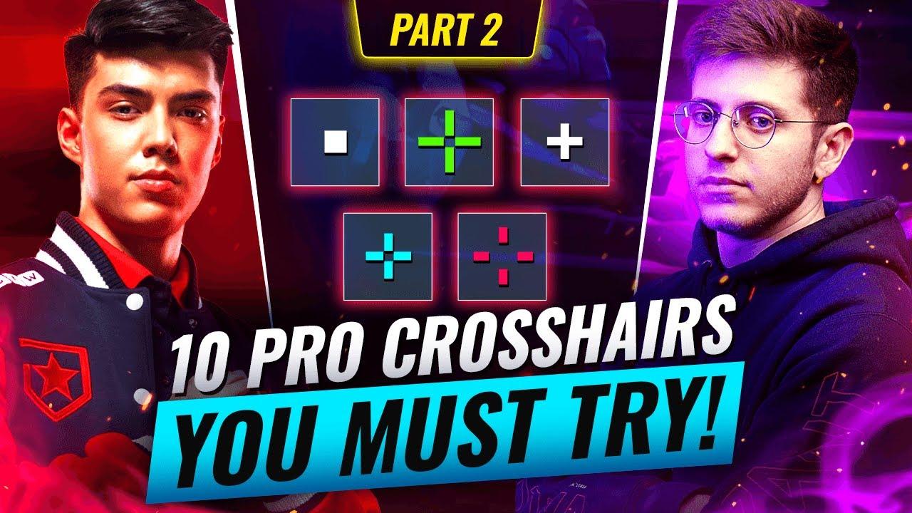 10 MORE INSANE PRO Crosshairs YOU MUST TRY! - Valorant Crosshair Guide Pt. 2 thumbnail