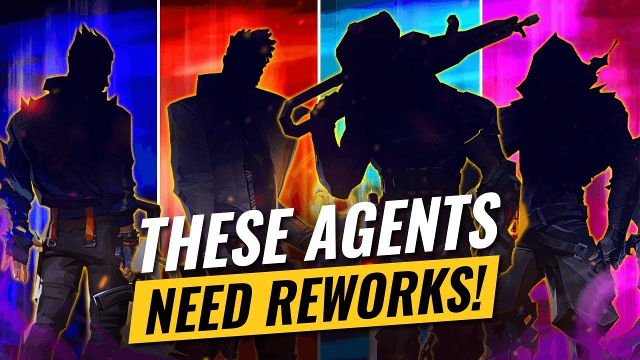 4 Agents That DESPERATELY Need REWORKS! - Valorant Agent Meta thumbnail