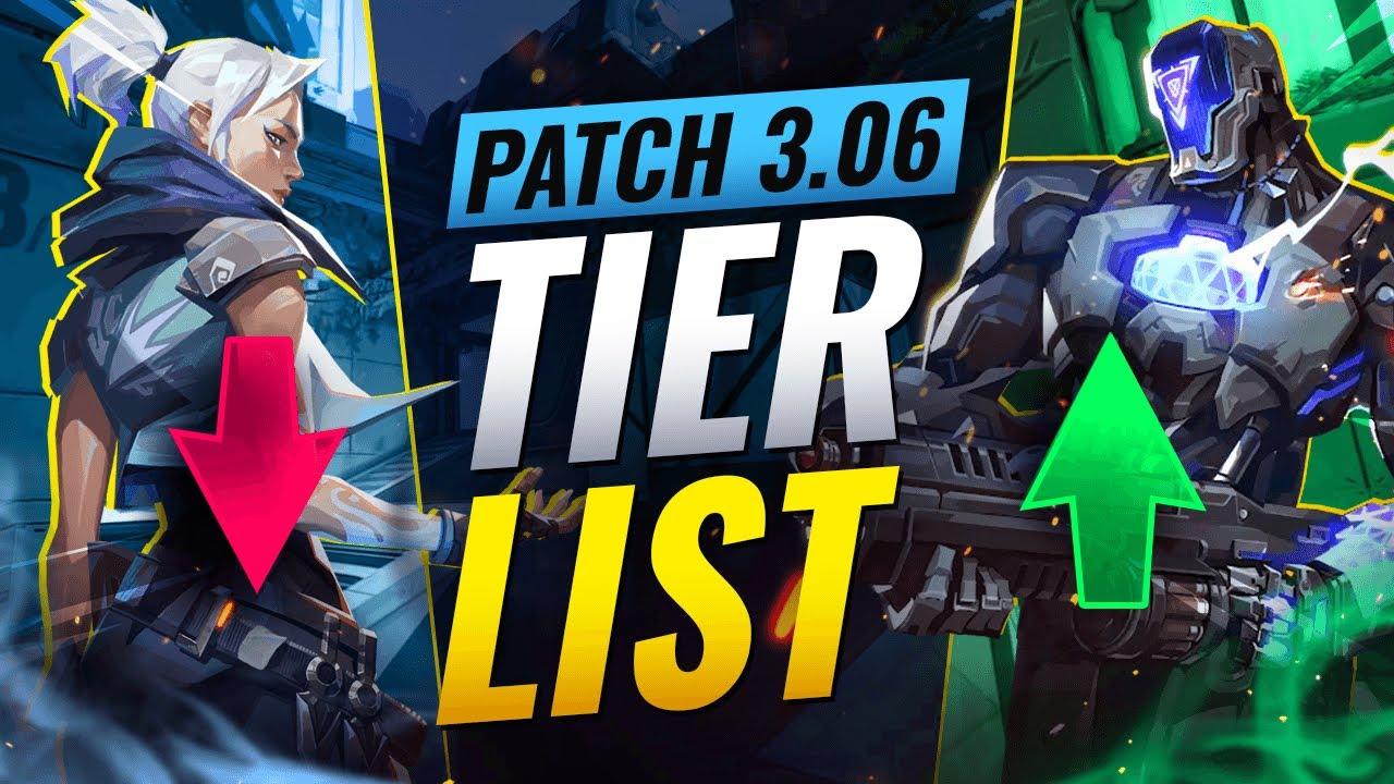 NEW UPDATE: BEST Agents TIER LIST! - Valorant Patch 3.06 thumbnail