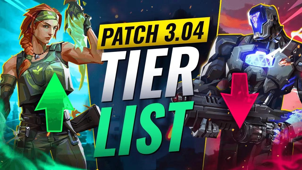 NEW UPDATE: BEST Agents TIER LIST! - Valorant Patch 3.04 thumbnail