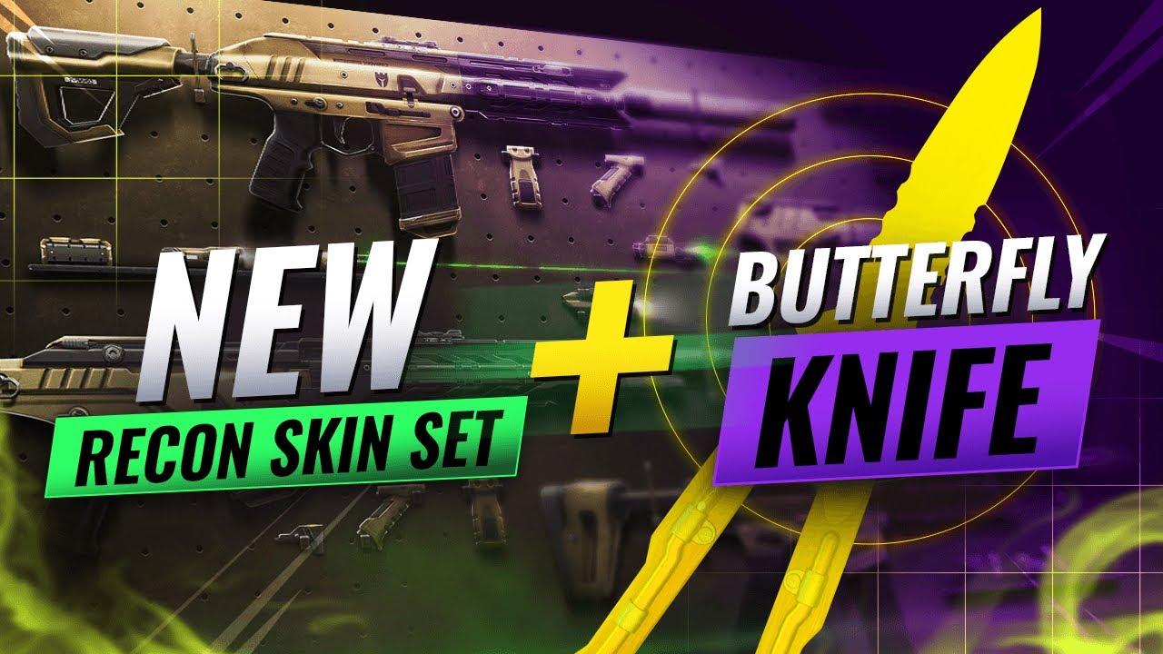 NEW RECON SKIN BUNDLE Includes BUTTERFLY KNIFE?! - Valorant thumbnail