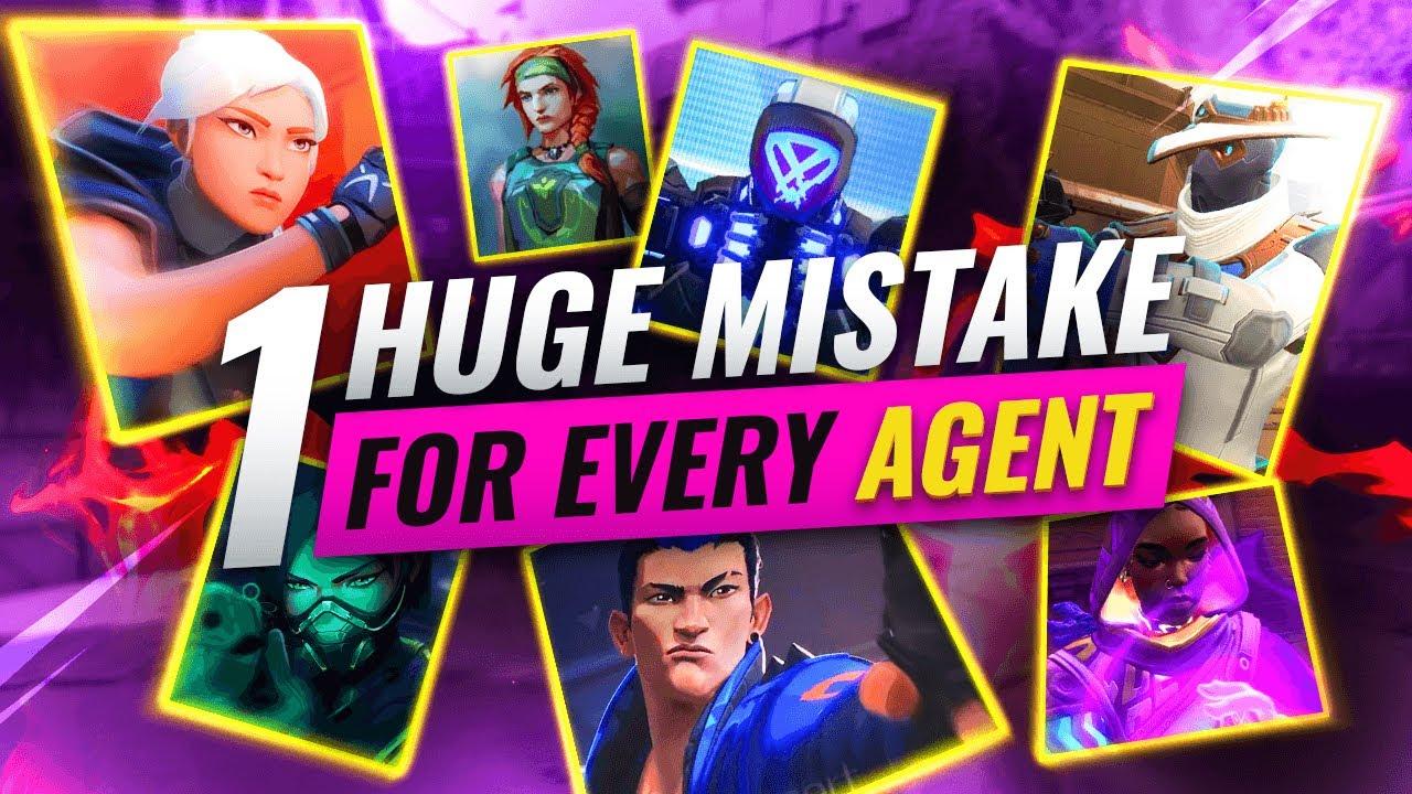 1 HUGE MISTAKE For Every AGENT! - Valorant thumbnail