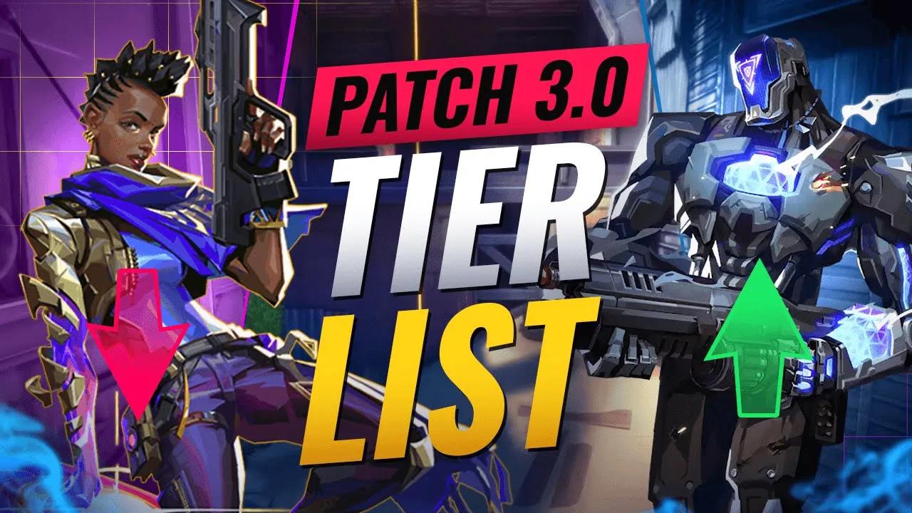 NEW UPDATE: BEST Agents TIER LIST Entering Episode 3! - Valorant Patch 3.0 thumbnail