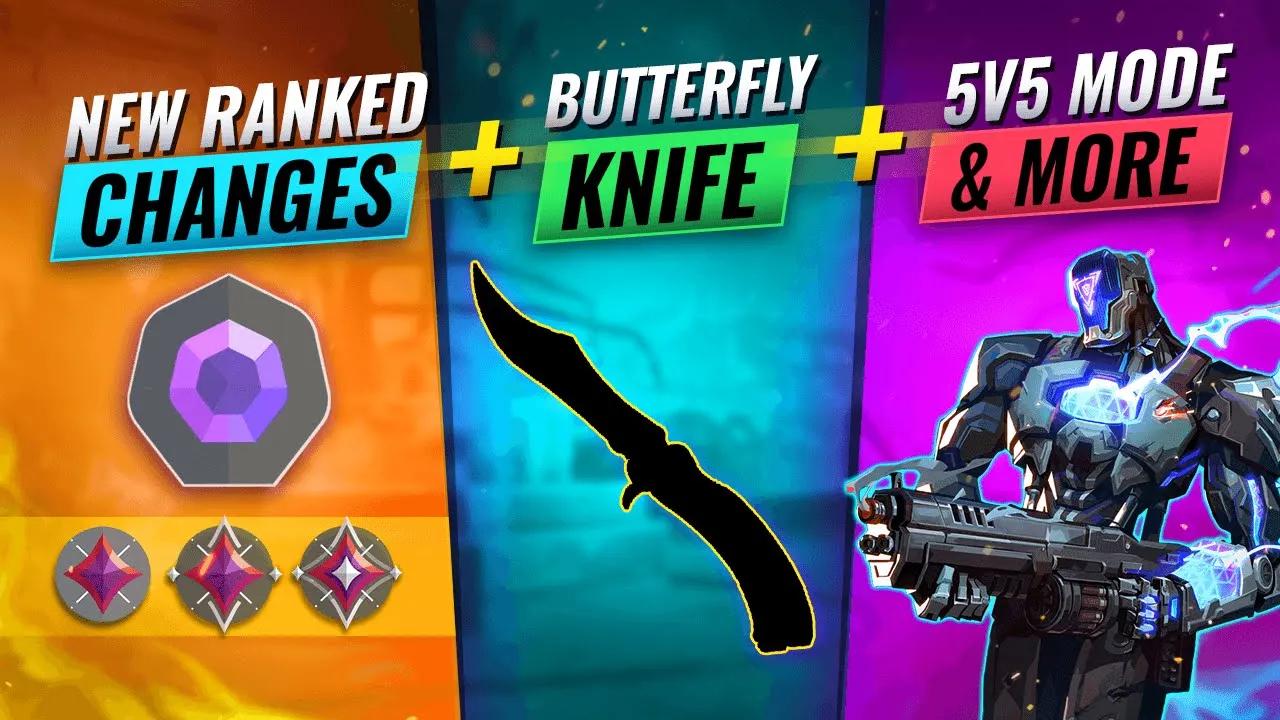 MASSIVE CHANGES: NEW RANKED CHANGES + BUTTERFLY KNIFE + 5V5 MODE & More CONFIRMED! - Valorant thumbnail