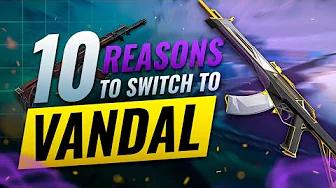 10 REASONS YOU Should SWITCH To The VANDAL! - Valorant thumbnail