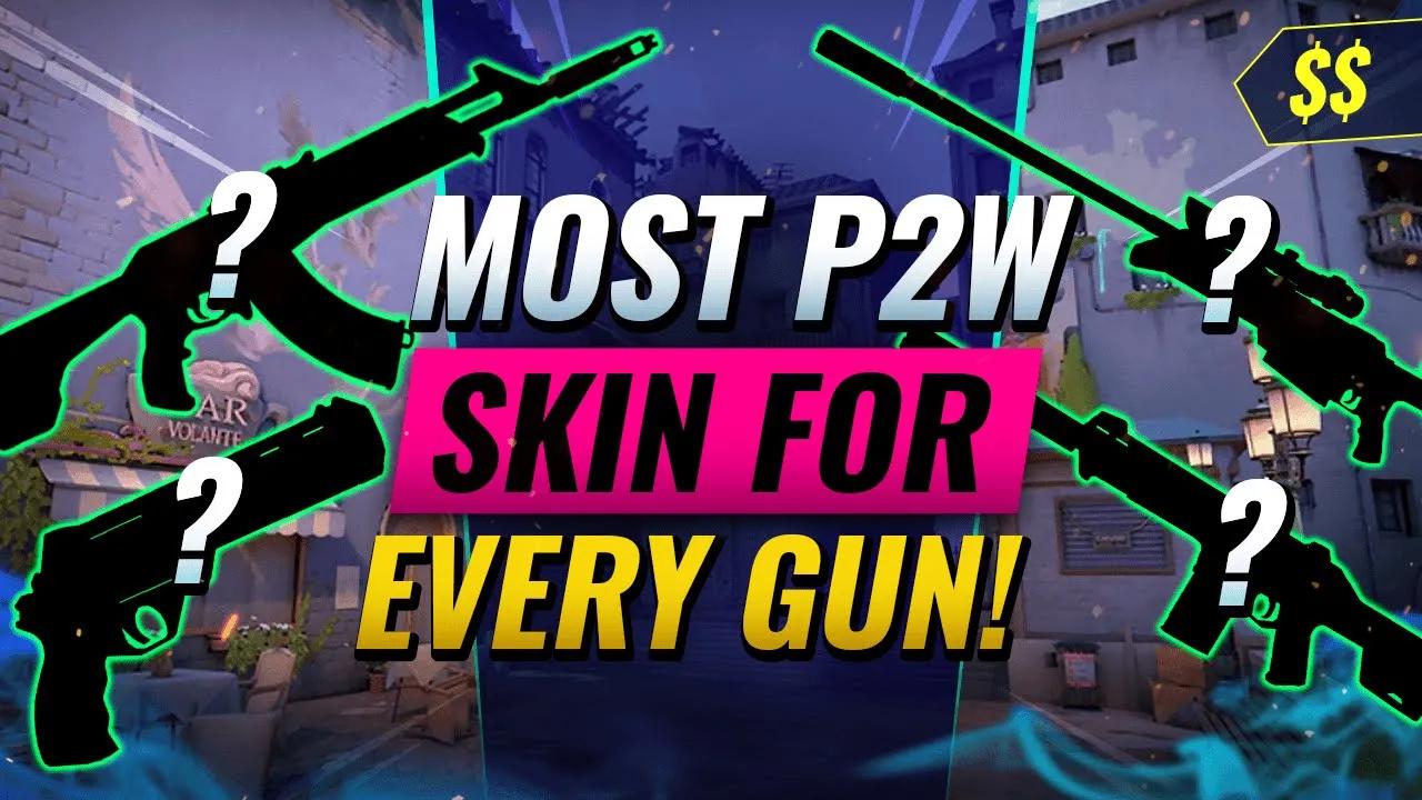 BEST PAY-TO-WIN Skin For EVERY GUN! - Valorant thumbnail