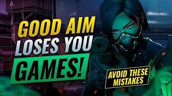 STOP DOING THIS! Why GOOD AIM Can LOSE GAMES! - Valorant thumbnail