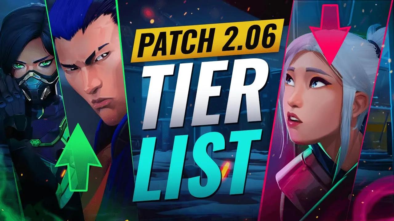 NEW UPDATE: BEST Agents TIER List - Valorant Patch 2.06 thumbnail