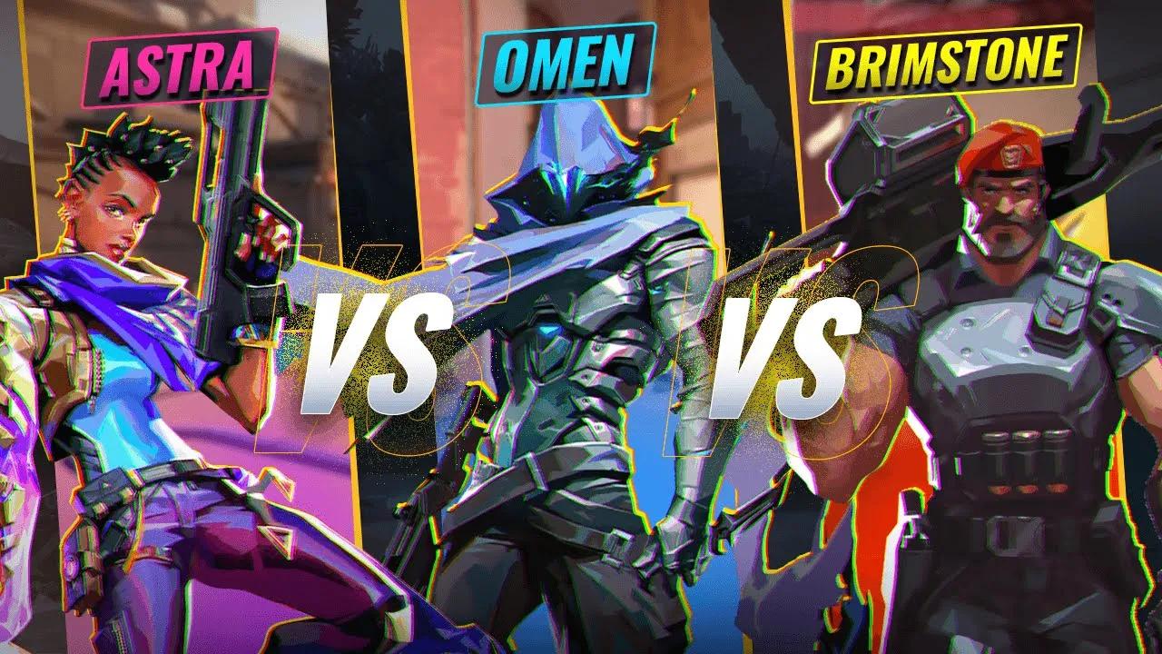 ASTRA vs OMEN vs BRIMSTONE - The ULTIMATE Controller Comparison - Valorant thumbnail