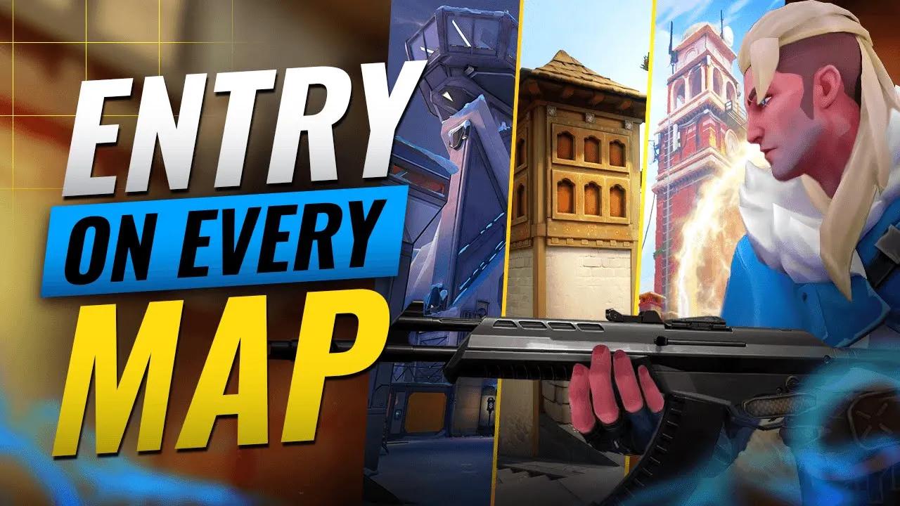 INSANE ENTRY ROUTES FOR EACH MAP | Dominate On EVERY Map In Valorant thumbnail