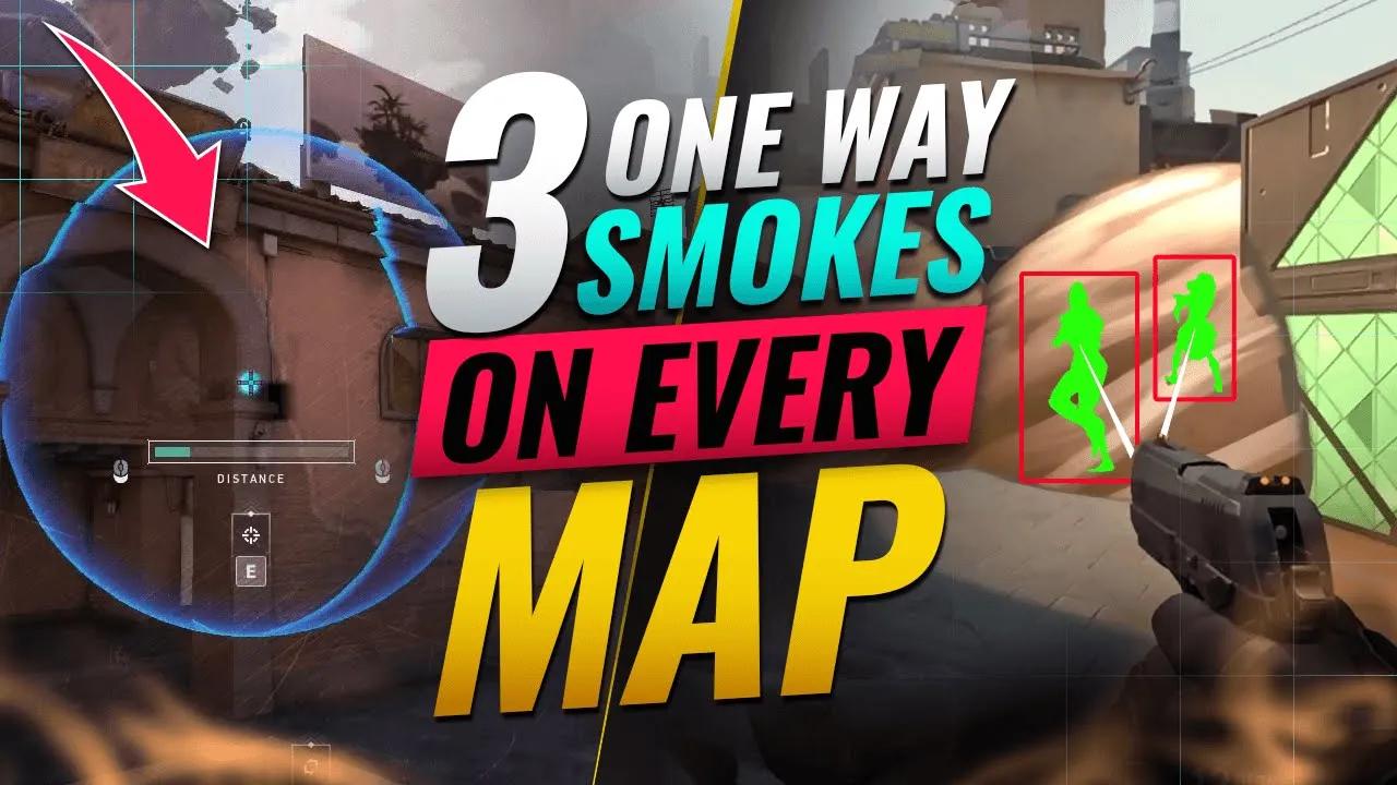 3 ONE WAY Smokes For EVERY Map In Valorant thumbnail