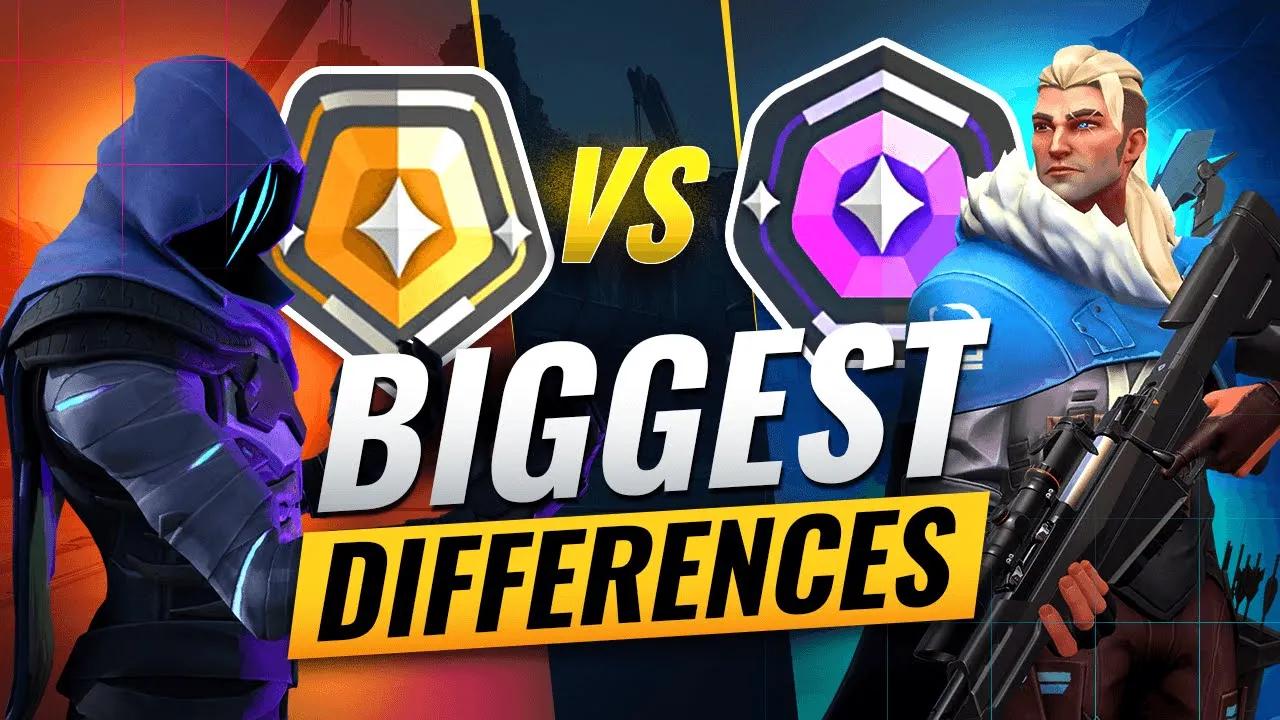 6 BIGGEST DIFFERENCES Between GOLD & DIAMOND Players - Valorant thumbnail