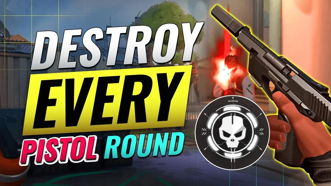 5 EXTREMELY Important Tips You Need To Know DESTROY Pistol Round - Valorant thumbnail