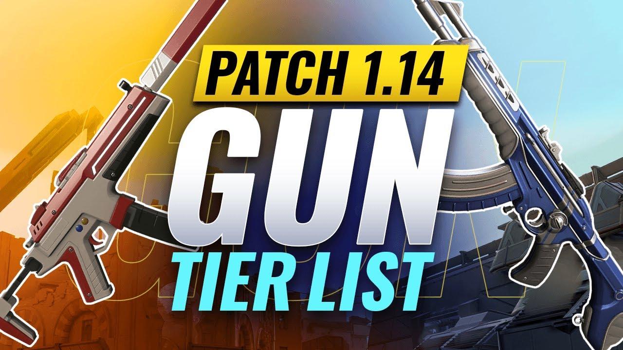 NEW UPDATE: BEST VALORANT GUNS - Patch 1.14 Gun TIER List thumbnail