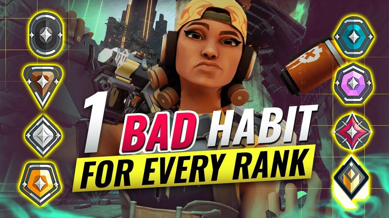 1 BAD HABIT That Will Stop You From Climbing in EACH RANK - Valorant thumbnail