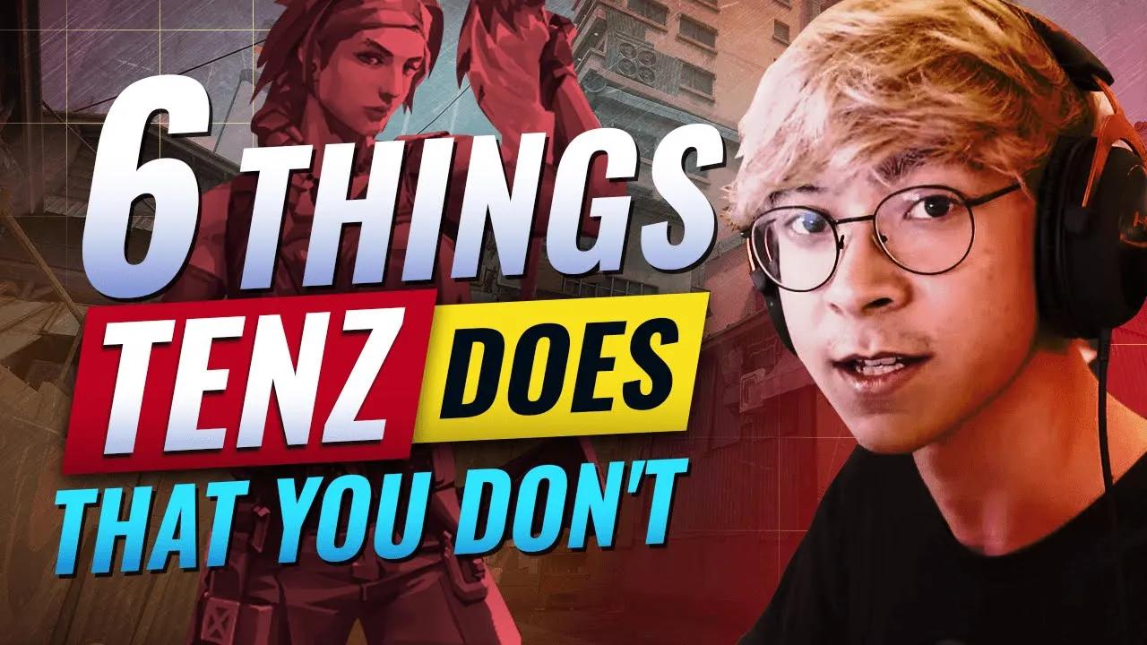 6 TECHNIQUES Tenz Uses That You Probably Don't - Valorant thumbnail