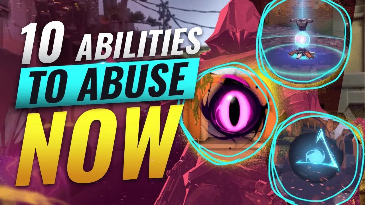 10 GAME-CHANGING Abilities & How To ABUSE THEM NOW - Valorant thumbnail