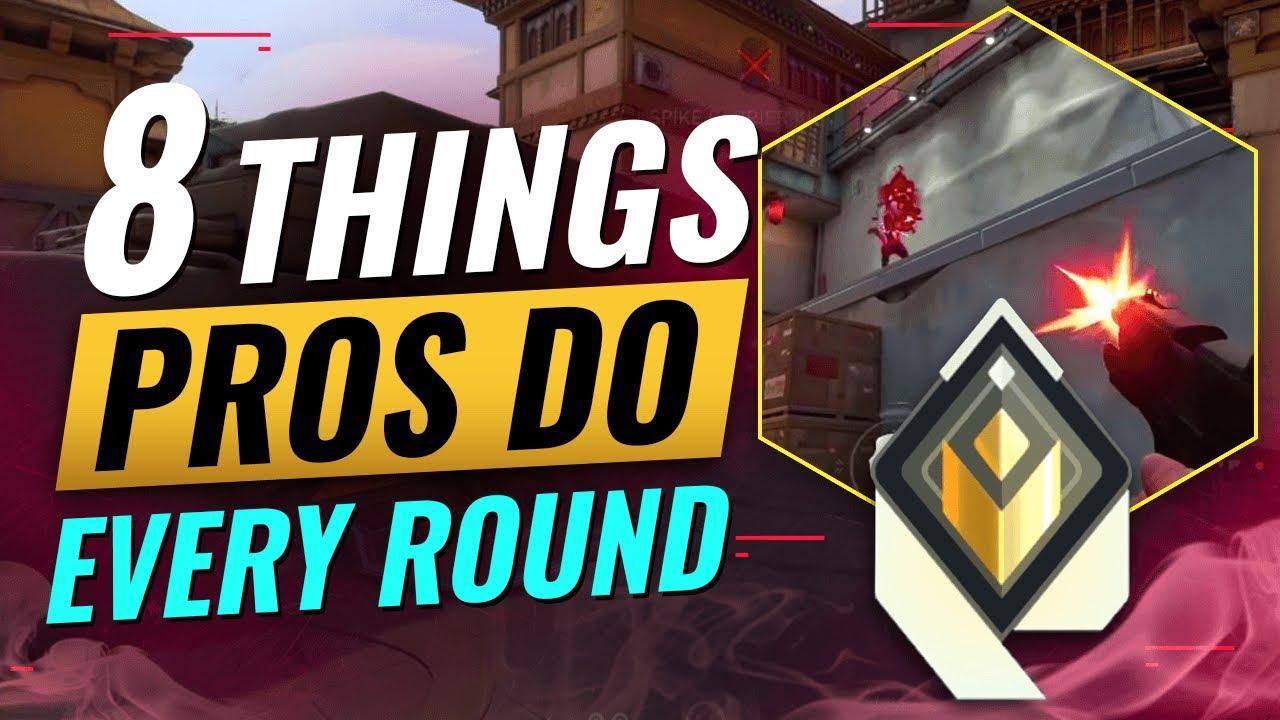 8 Things PRO'S Do EVERY ROUND in Valorant thumbnail