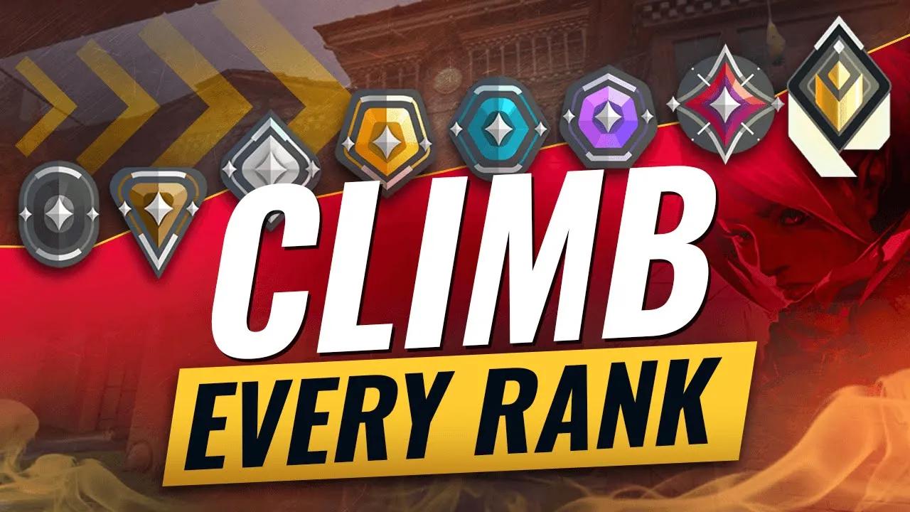 HOW TO CLIMB EACH RANK & ESCAPE YOUR ELO Part 2 - Valorant thumbnail