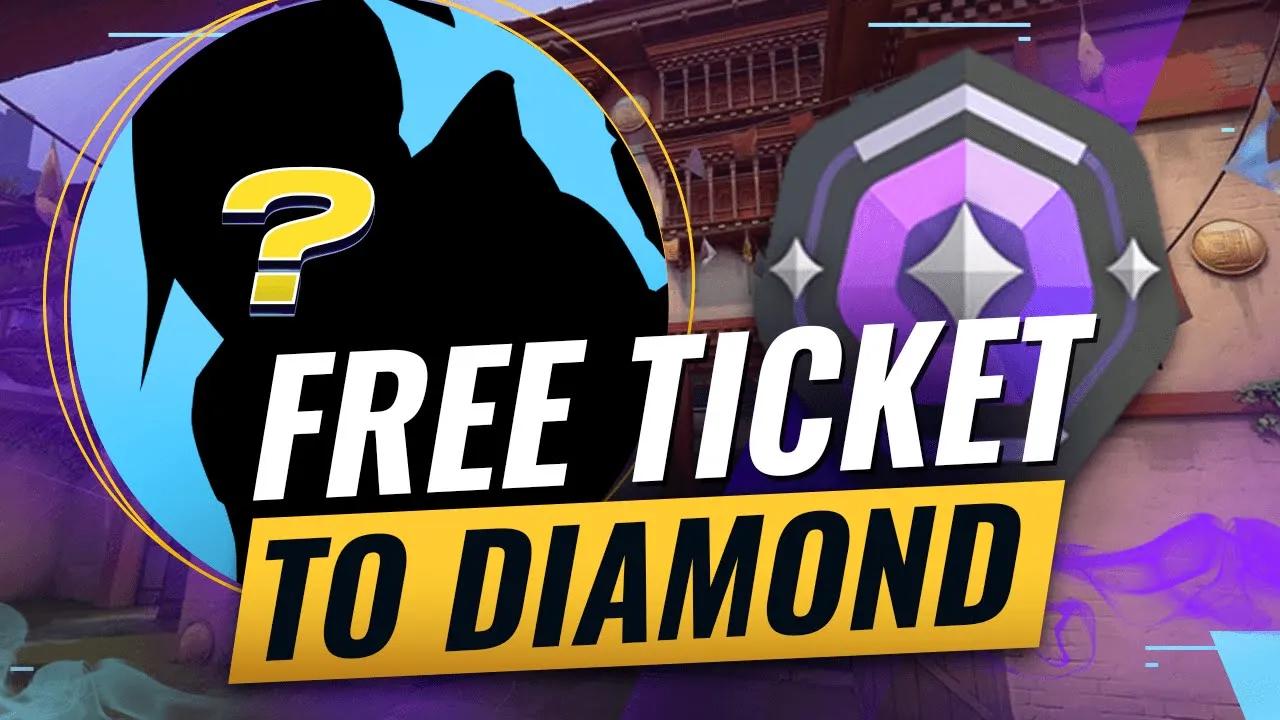 This HIDDEN OP Agent + Gun Combo is YOUR FREE TICKET To DIAMOND - Valorant thumbnail