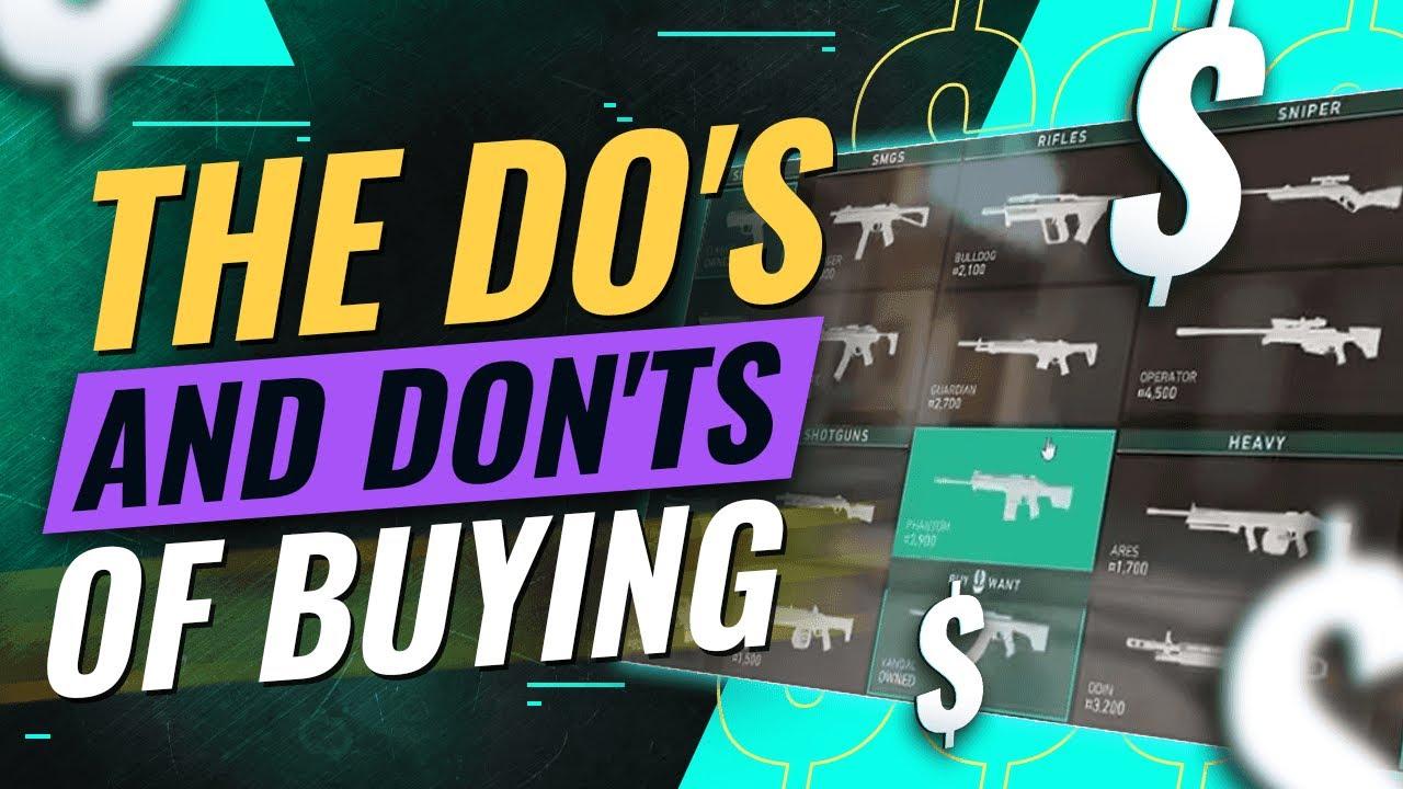 The DO'S AND DON'TS Of Buying In Valorant (Pistol, Save, Force Buy & Gun Rounds) thumbnail