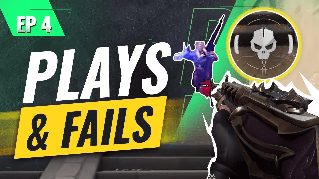 VALORANT PLAYS FAILS & LOL MOMENTS - EP 4 thumbnail