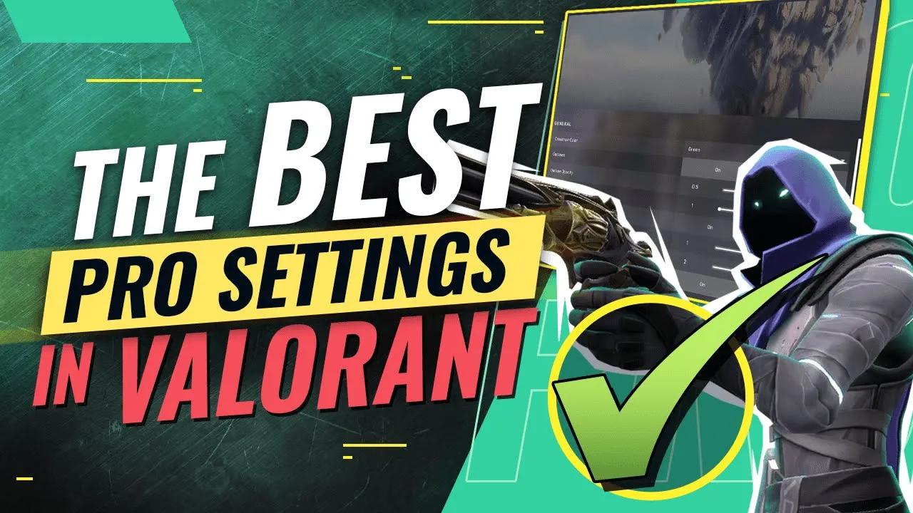 The BEST PRO Settings In Valorant (Sensitivity, FPS, Crosshair, Minimap...) thumbnail