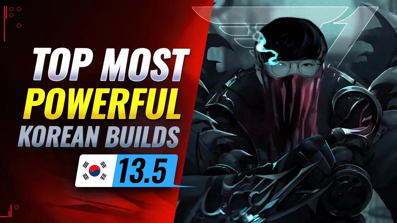 CARRY SOLOQ WITH THESE KOREAN BUILDS Patch 13.5 - League of Legends Season 13 thumbnail