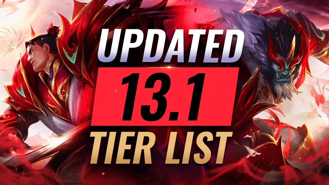 UPDATED TIER List For Patch 13.1: RAMMUS Hotfix & More - League of Legends thumbnail