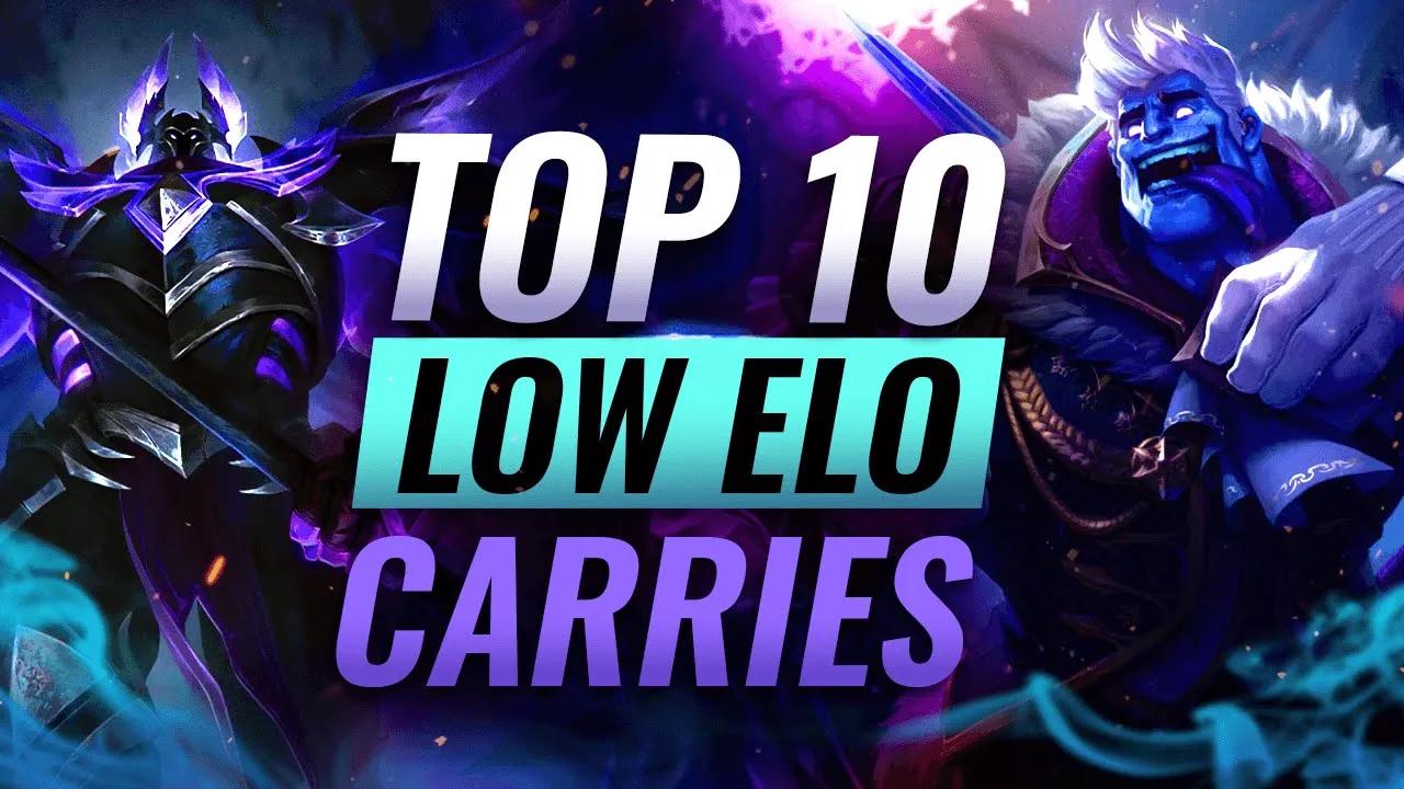 CARRY LOW ELO Games With These 10 Champs - League of Legends Season 13 thumbnail