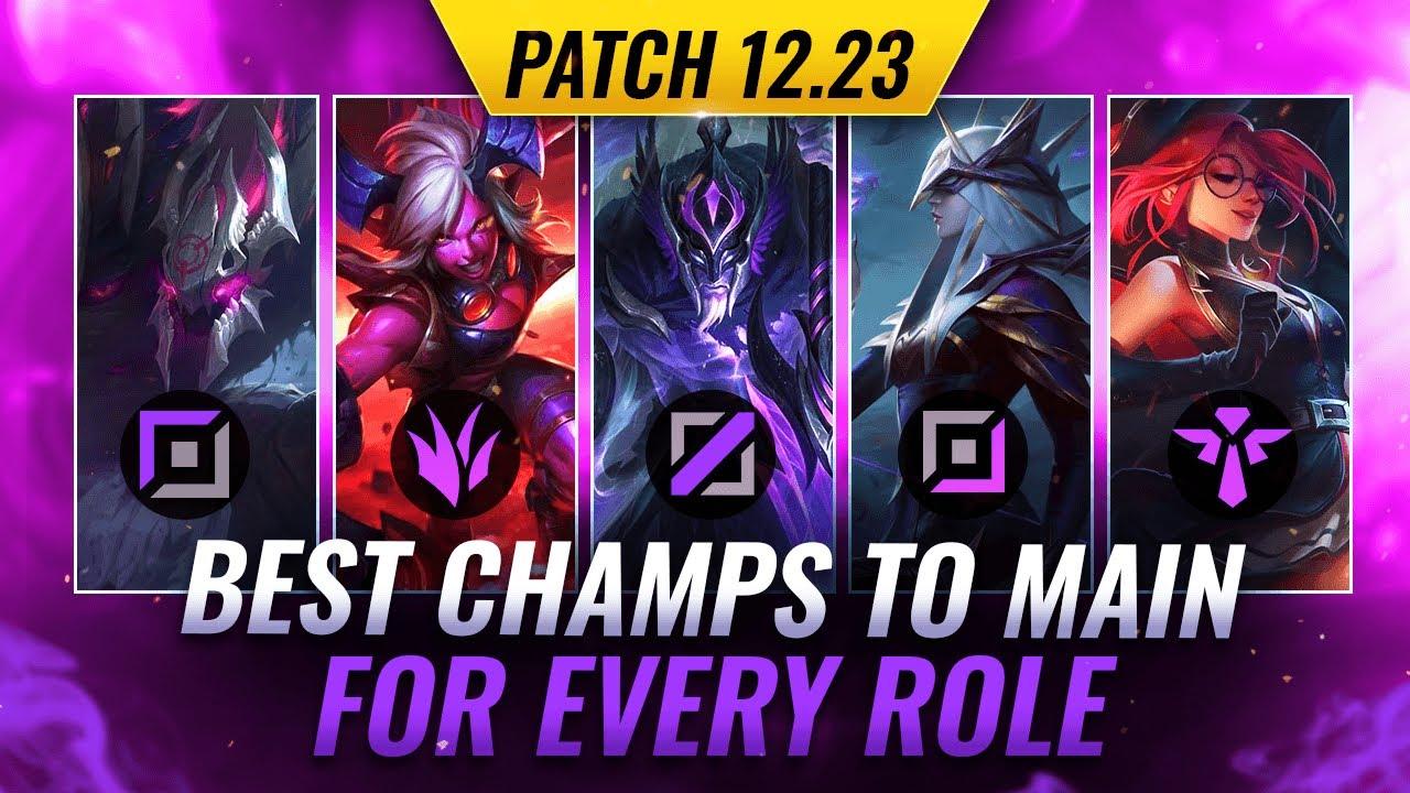 3 STRONGEST MAINS For EVERY ROLE in League of Legends - Patch 12.23 thumbnail