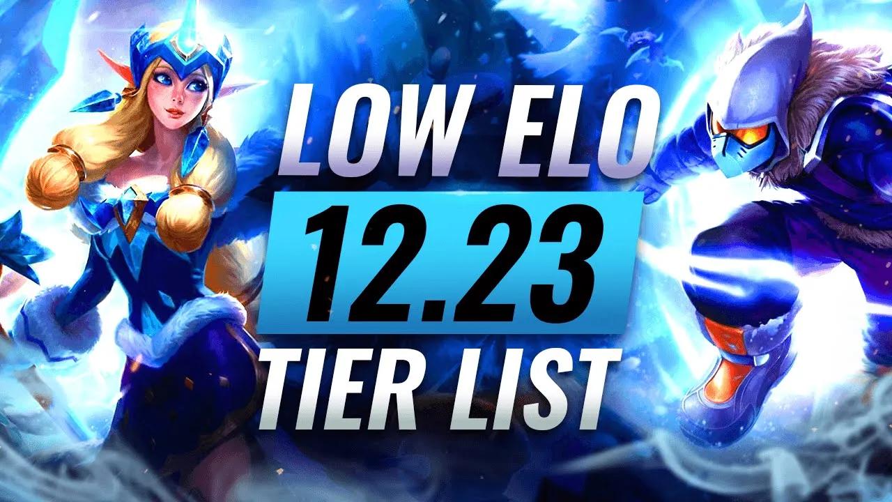 LOW ELO Tier List: Best Carries for Patch 12.23 - League of Legends thumbnail