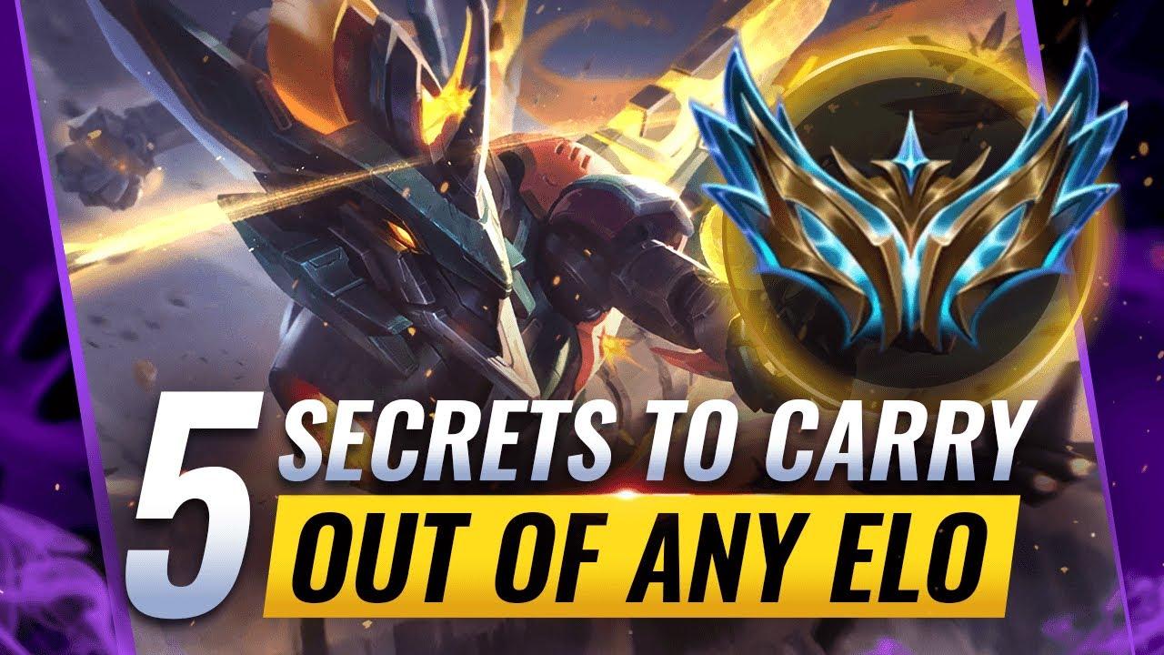 Secrets to CARRY IN EVERY ELO - League of Legends thumbnail