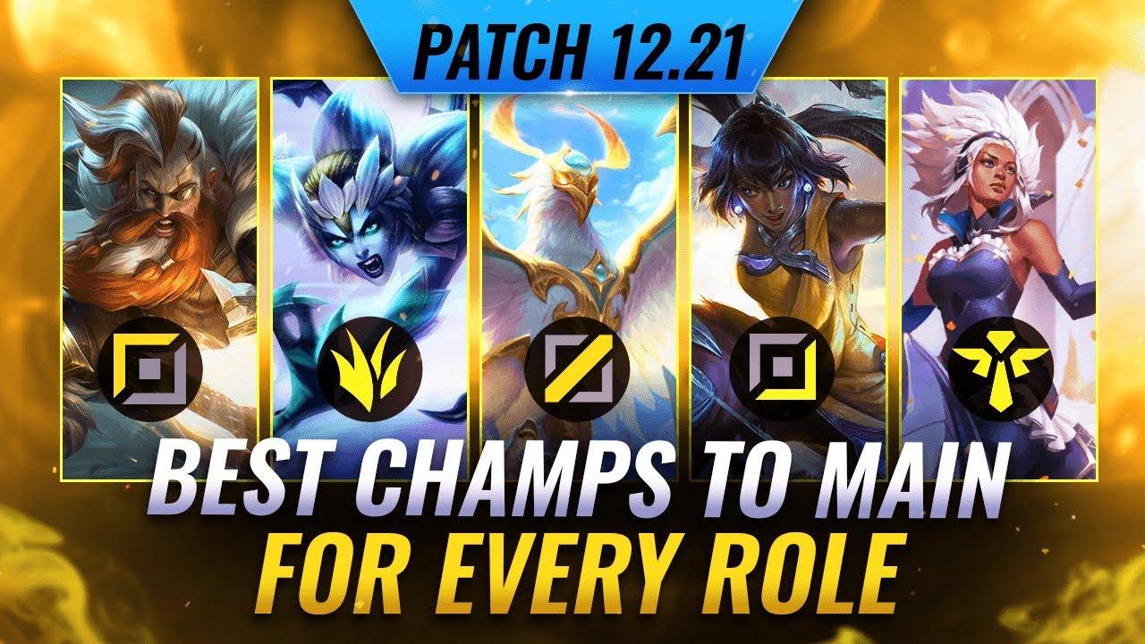 3 Best Mains For EVERY ROLE in Patch 12.21 - League of Legends thumbnail