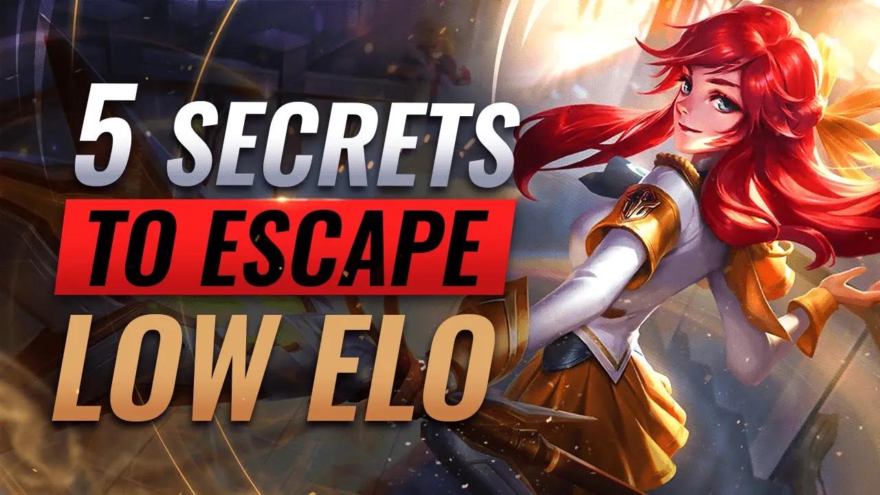 5 SECRETS That Will Help You Climb in LOW ELO - League of Legends thumbnail