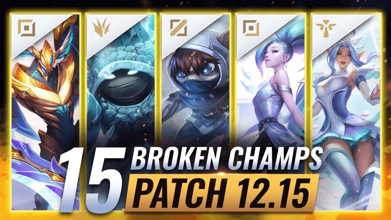 15 OP CHAMPIONS to Play on Patch 12.15 (Predictions) - League of Legends thumbnail