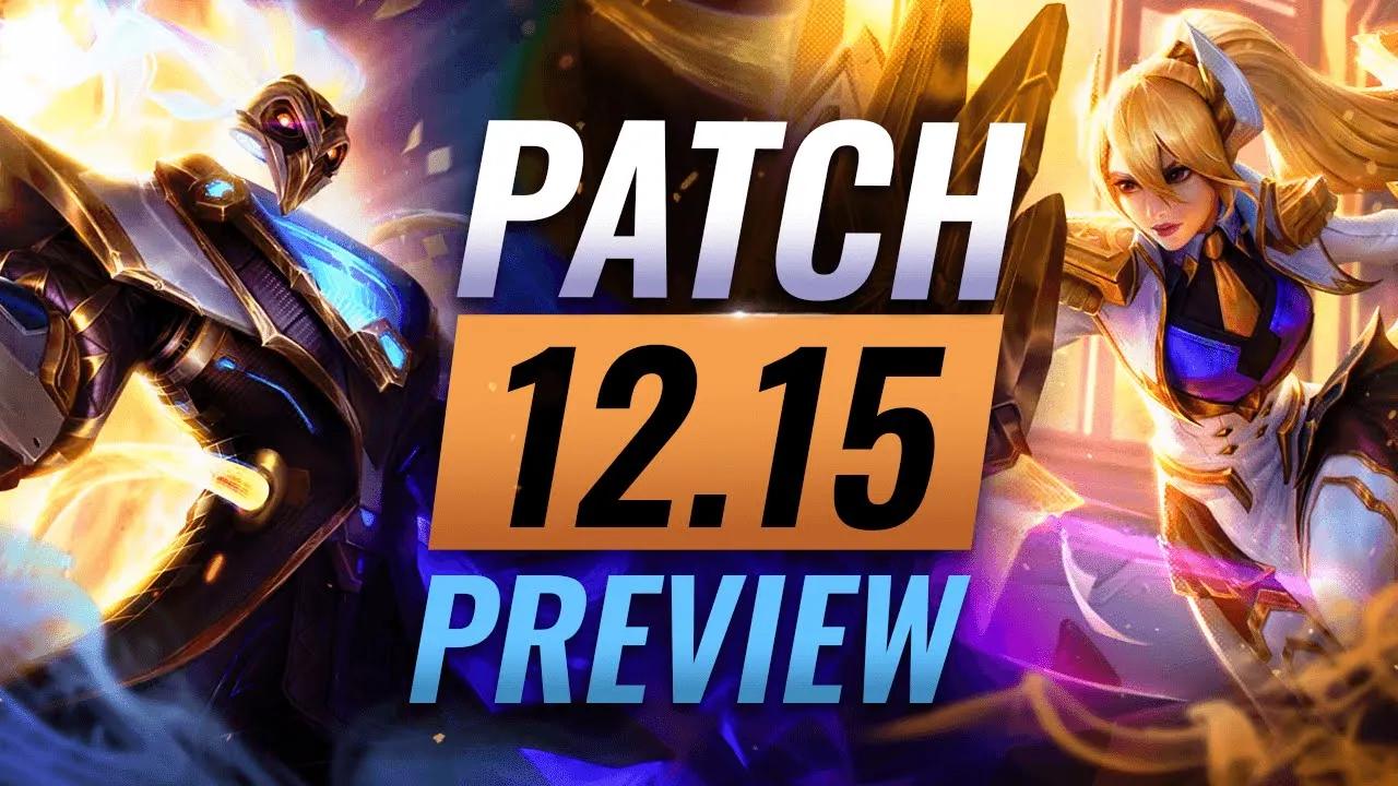 HUGE UPDATE: Patch 12.15 Preview - League of Legends thumbnail