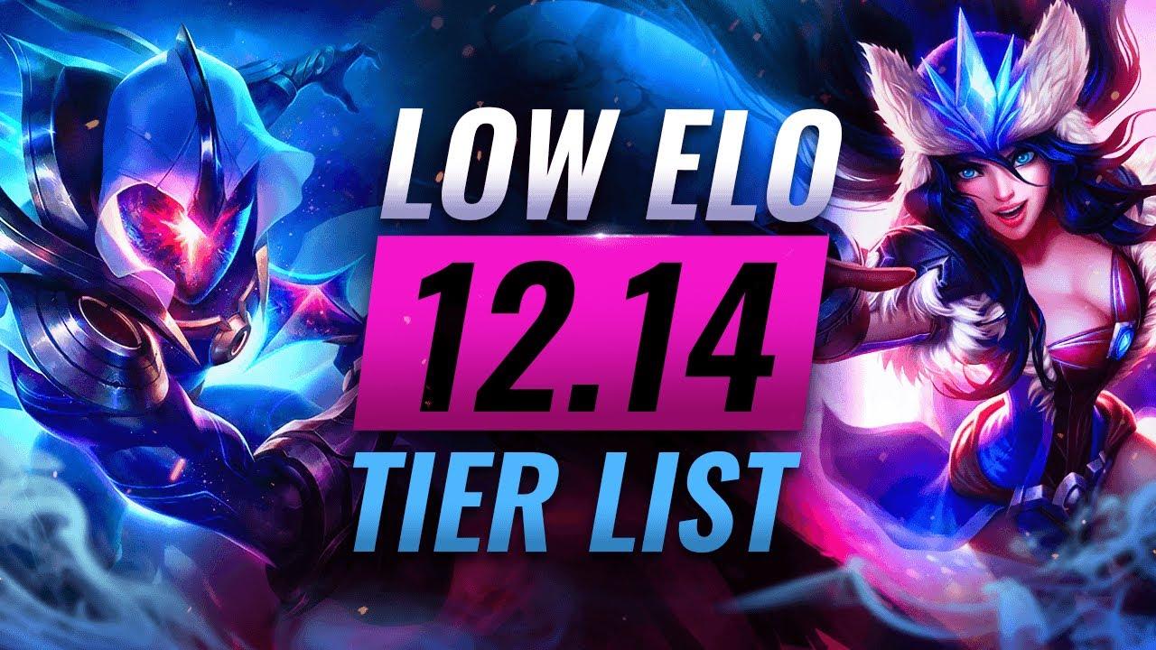 Top Champions in Low Elo: Tier List for Patch 12.14 - League of Legends thumbnail