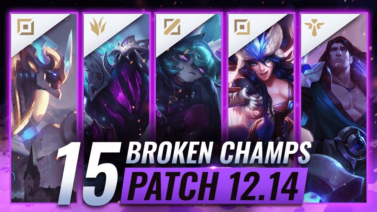 15 MOST OP Champions in Patch 12.14 (Predictions) - League of Legends thumbnail