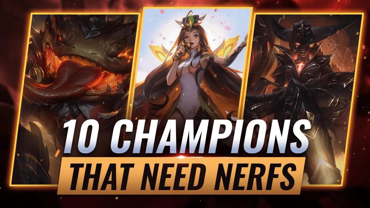 10 Champions that SHOULD GET NERFED in League of Legends - Season 12 thumbnail